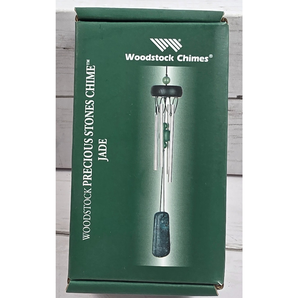 Woodstock Precious Stones 11" Chime, Jade - Promises Immortality, New in Box